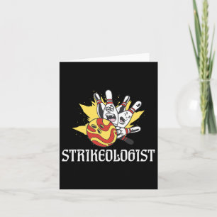 Strikeologist Bowling Team Bowler  Card