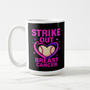 Strikeout Breast Cancer Awareness Domestic Violenc Coffee Mug