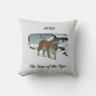 Striking 2022 Year of the Tiger Cushion