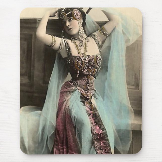 Striking an Egyptian Pose Mouse Pad (Front)