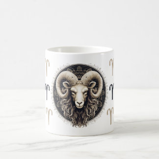 Striking Aries Symbol Artwork Coffee Mug