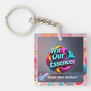 "Striking Design" Key Ring