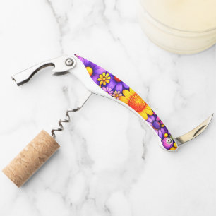 Striking Floral Pattern Design Corkscrew