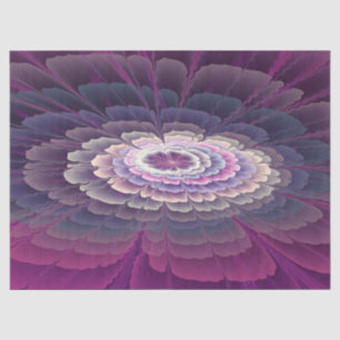 Striking Flower Colourful Abstract Fractal Art Tissue Paper
