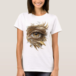 Striking Gold ABSTRACT ART Design v2 T-Shirt