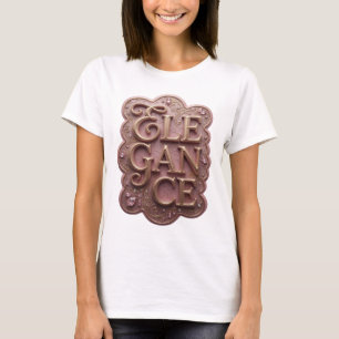Striking Gold ELEGANCE Design T-Shirt