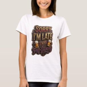 Striking Gold I WAS PRE GAMING Shirt Design