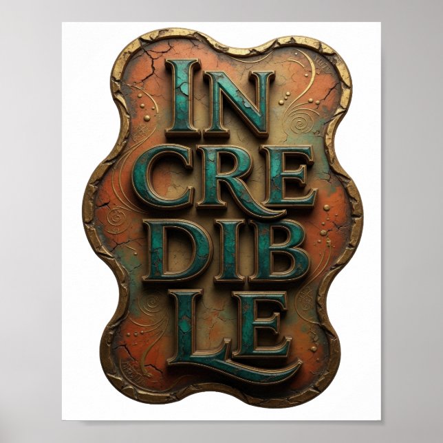 Striking Gold INCREDIBLE Print (Front)