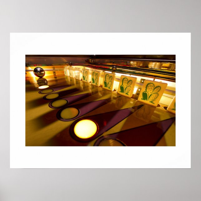 Striking Gold pinball poster (Front)