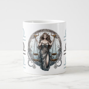 Striking Libra Symbol Artwork Large Coffee Mug
