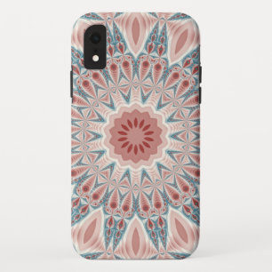 Striking Modern Kaleidoscope Mandala Fractal Art iPhone XR Case