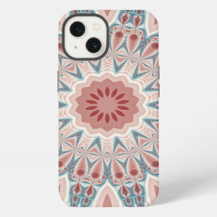Striking Modern Kaleidoscope Mandala Fractal Art iPhone Case