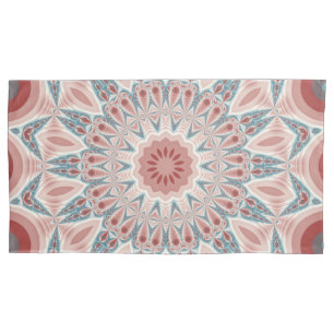 Striking Modern Kaleidoscope Mandala Fractal Art Pillowcase