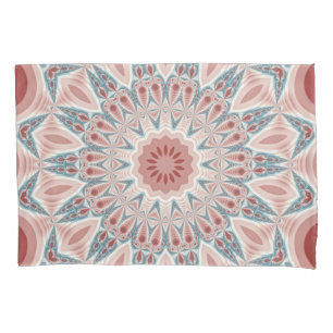 Striking Modern Kaleidoscope Mandala Fractal Art Pillowcase