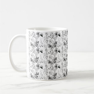 Striking Monochrome Design Tea Mug