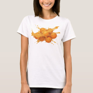 Striking Orange Abstract Oranges Custom Shirt