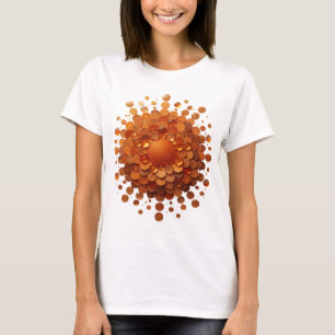 Striking Orange ORANGE SPHERE Print T-Shirt