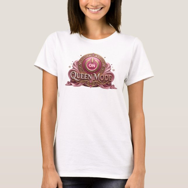 Striking Red QUEEN MODE Tee (Front)