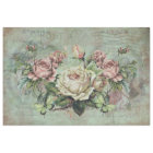 Striking Roses on Vintage Grey Background