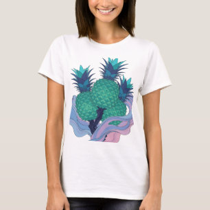 Striking Silver ABSTRACT ART Artistic Motif T-Shirt