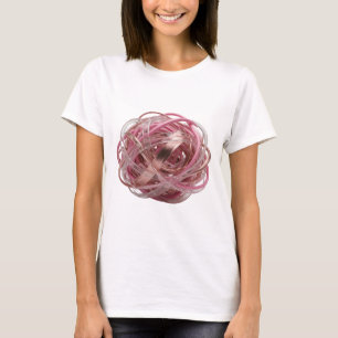 Striking Silver ABSTRACT ART Graphic Design T-Shirt