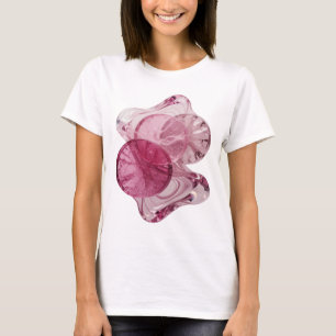 Striking Silver ABSTRACT ART Graphic Design T-Shirt