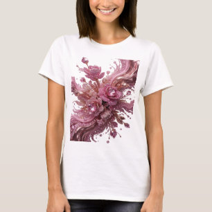 Striking Silver ABSTRACT ART Graphic Tee