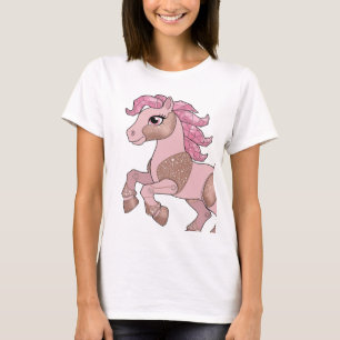 Striking Silver MY LITTLE PONY Modern Design T-Shirt