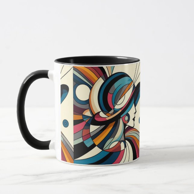 Striking Visual Artwork #10 Mug (Left)
