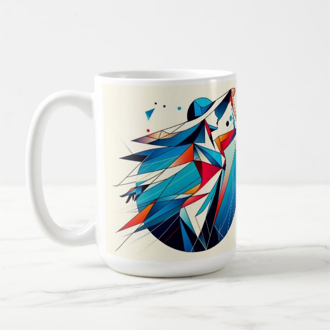 Striking Visual Artwork #15 Coffee Mug (Left)