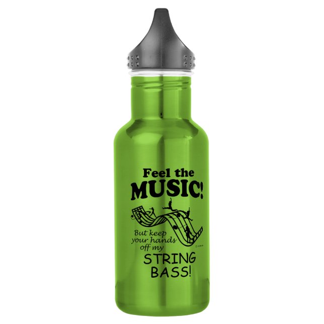 String Bass Feel The Music 532 Ml Water Bottle (Left)
