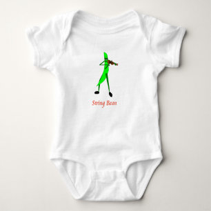 String Bean Baby Bodysuit
