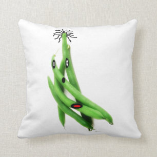 String Bean Cartoon Cushion