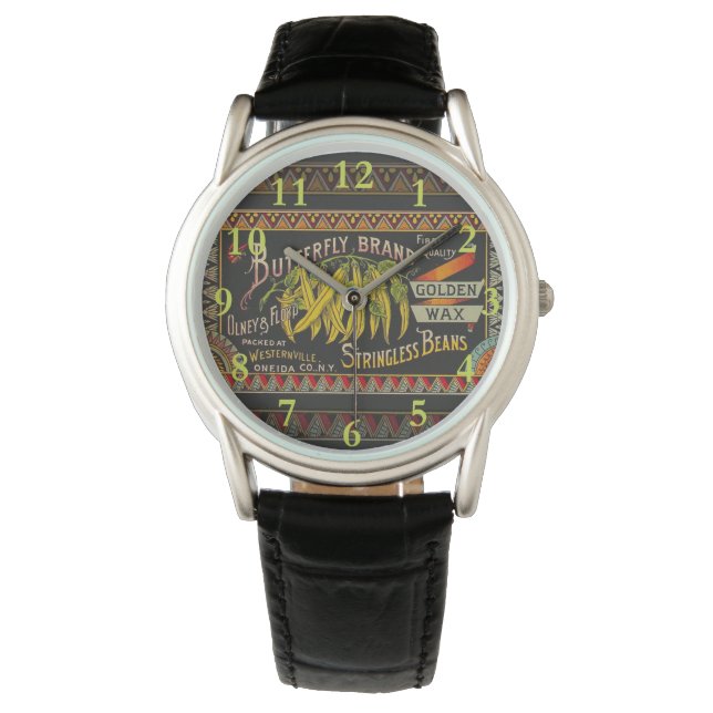 String Bean Label Vegetable Country Watch (Front)