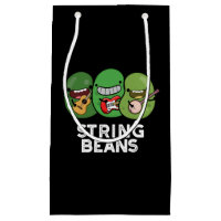String Beans Funny Vegetable Pun Dark BG