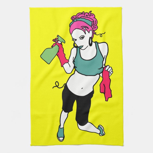 string clean tea towel (Vertical)