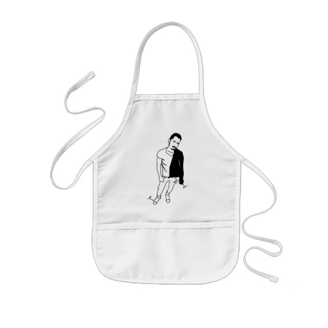 string grease kids apron (Front)