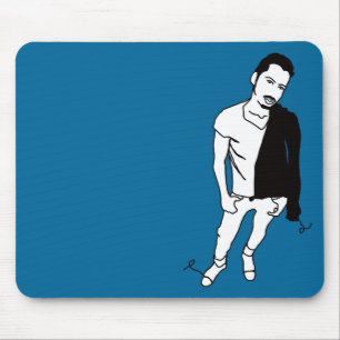 string grease mouse pad