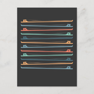 String Instrument Bows Violin Fiddle Cello Player Postcard