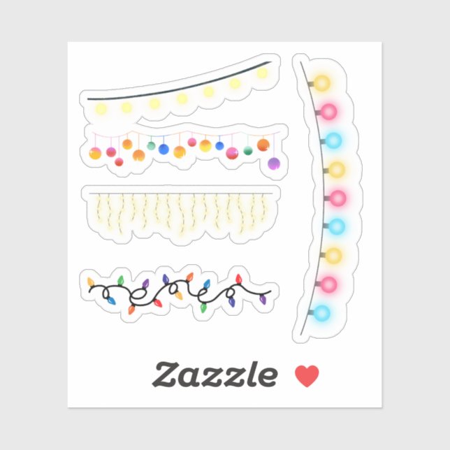 String Light Stickers (Sheet)