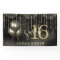 String Lights & Balloons Sweet 16 Black/Gold ID473