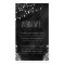 String Lights Black Chalkboard Wishing Well