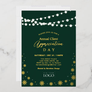String Lights Client Appreciation Party Logo