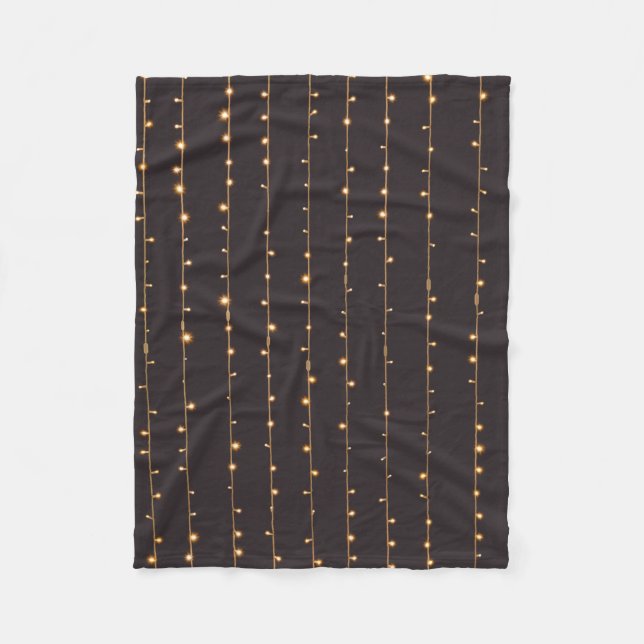 String lights fleece blanket (Front)
