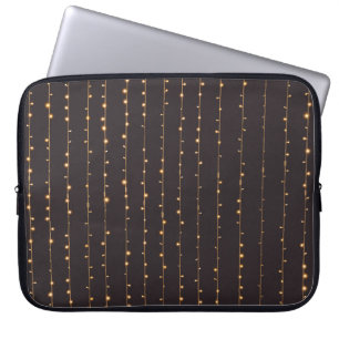 String lights laptop sleeve