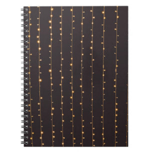 String lights notebook