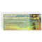 String Lights Palms Wedding Boarding Pass Tickets