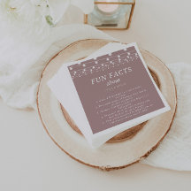 String Lights Pink Blush Trivia Fun Facts Wedding