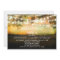 string lights rustic engagement party invitations