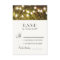 String Lights Rustic Trees Wedding RSVP Cards